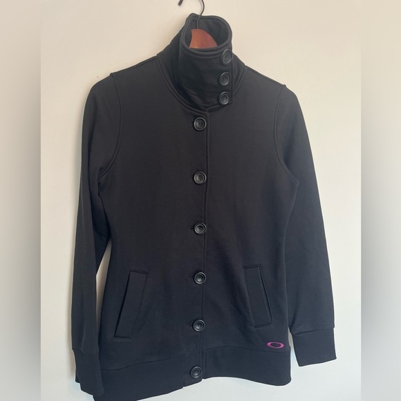 Oakley Black vest Jacket with High Collar size small - Picture 4 of 8